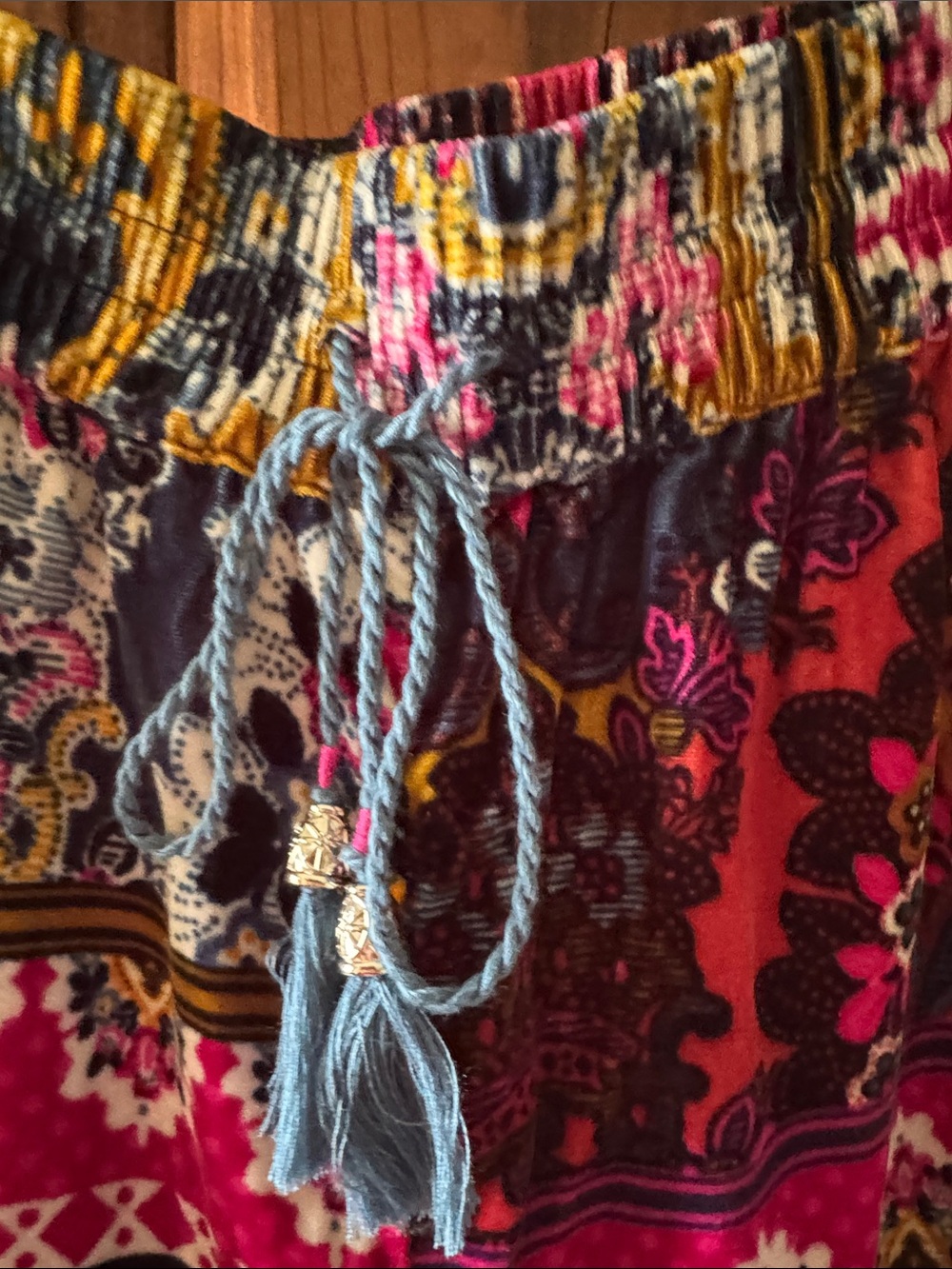 NWT BY ANTHROPOLOGIE MULTI COLOR BOHO PRINT HAREM PANTS SIZE S - Picture 4 of 15